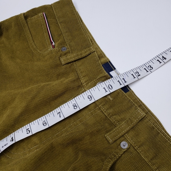 Tommy Hilfiger Khaki Green Corduroy Pants Size 32 - Picture 12 of 14